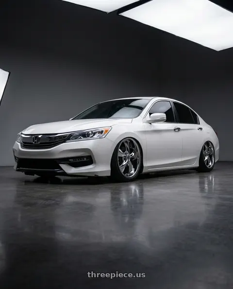 2016 Honda Accord EX-L with Foose 1PC F105 LEGEND 5X114.3 18X9.5 +34 CHROME PLATED wheels