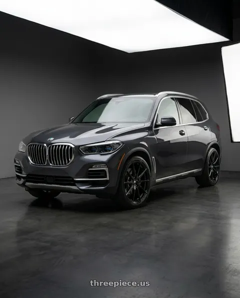 2020 BMW X5 with MST Wheels DELTA 5X112 18X8.5 +43 Glossy Black wheels