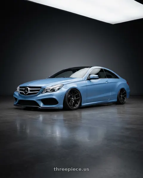 2014 Mercedes-Benz E-Class Coupe C207 with BBS FI-R Evo 5x112 19x9.5+15 Satin Black wheels
