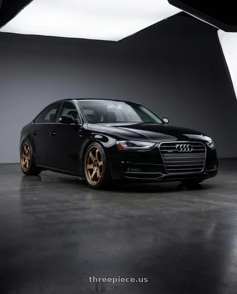 2014 Audi A4 with Volk Racing TE37 Progressive Model 6x139.7 18x9+0 Large PCD wheels