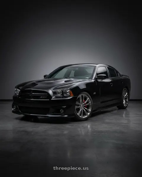 2013 Dodge Charger SRT8 with OE Wheels DG15 5x115 20x9+18 Hyper wheels