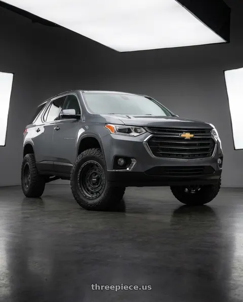 2020 Chevrolet Traverse with Vision Off-Road 403 Tactical 6x120 18x9.5-18 Satin Black wheels