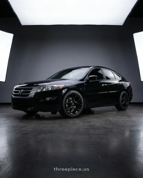 2010 Honda Accord Crosstour with Konig 107GB Diverge 5x114.3 19x8.50 +43 Gloss Black wheels