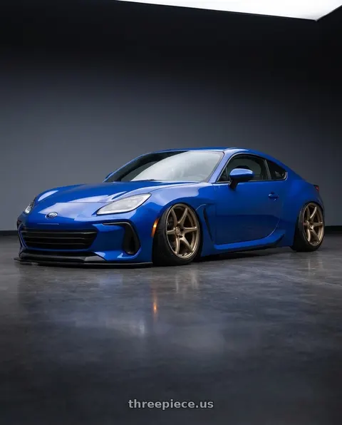 2024 Subaru BRZ with Kansei K11B Tandem 5x114.3 18x8.5 35 Bronze wheels