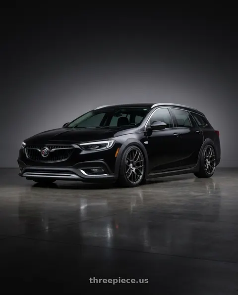2019 Buick Regal TourX with Work Emotion m8r 5x115 18x8.5 +38 Glim Black wheels