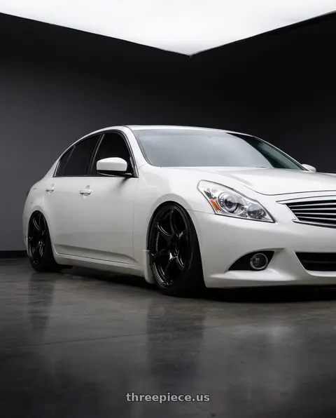 2012 INFINITI G37 with Advan RGIII 5x114.3 19x9.0+35 Gloss Black wheels