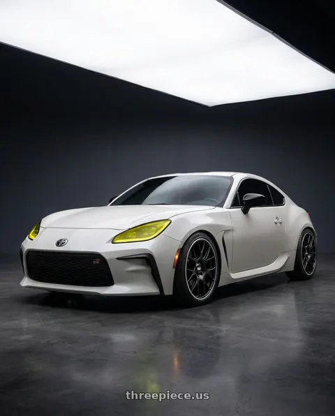 2023 Toyota GR86 with BBS CH-R 5x112 18x8.5 +38 Satin Black Polished Rim Protector wheels