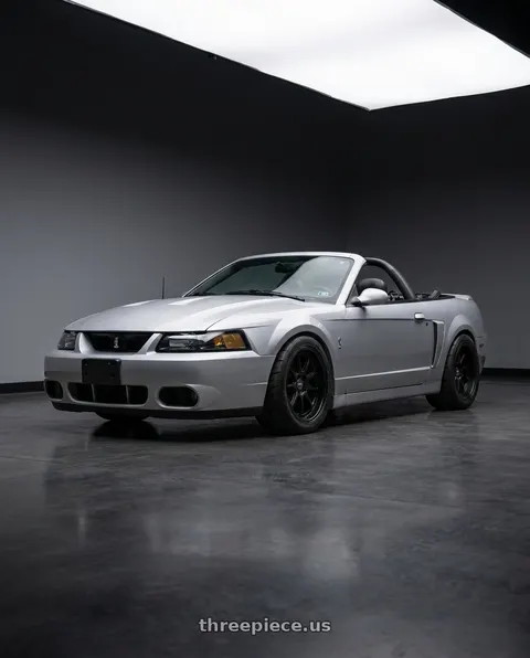 2004 Ford Mustang with ESR Wheels CS SERIES CS12 5x114.3 18x9.5 +22 Matte Black wheels
