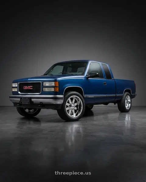 1998 GMC C1500 with Moto Metal MO962 8X165.1 18X9 +0 CHROME wheels