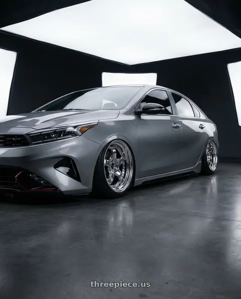 2022 Kia Forte GT with Work Meister S1 3P wheels