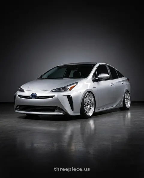 2019 Toyota Prius with BBS LM 5x114.3 18x10.0+20 Diamond Silver wheels