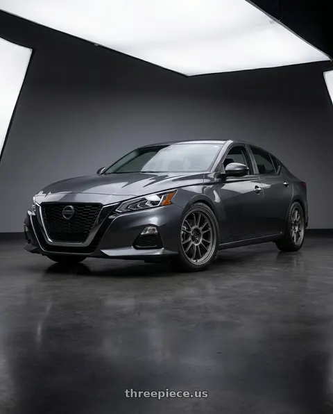 2021 Nissan Altima SV with Konig Hypergram 5x114.3 18x9.5+35 Matte Grey wheels