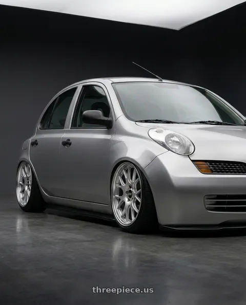 2007 Nissan march with BBS CH-R 5x120 20x9 +24 Brilliant Silver Polished Rim Protector wheels