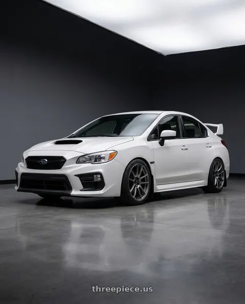 2021 Subaru WRX with WORK Emotion CR Shigoku 5x114.3 18x9.5 +38 Glow Gunmetal GGM wheels