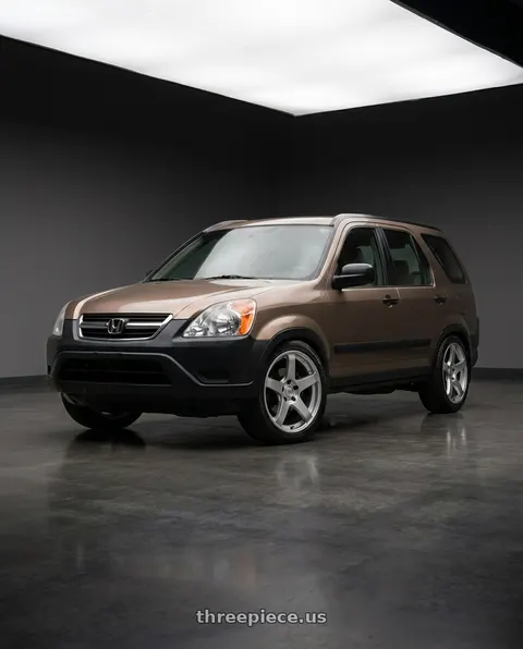 2002 Honda CR-V LX with Ssr Gtv01 5x114.3 18x8+35  GLARE SILVER wheels