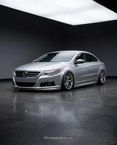 2015 Volkswagen CC with BBS CC-R 5x112 19x8.5+44 Satin Platinum wheels