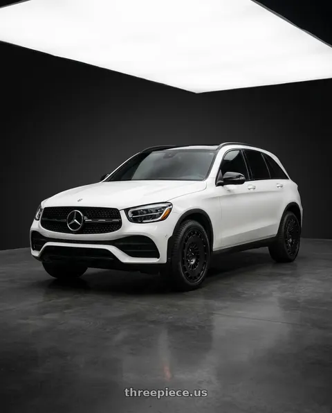 2022 Mercedes-Benz GLC300 with Rotiform 1PC R137 CCV 5X112 18X8.5 +45 MATTE BLACK wheels