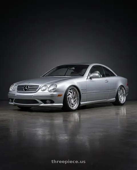 2005 Mercedes-Benz CL65 AMG with Asanti Forged 863 5x127 26x10 +3 BRUSHED wheels