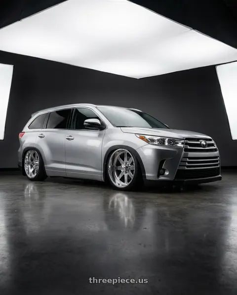 2018 Toyota Highlander with American Force 11 Independence SS 6X135 26X16 -101 POLISHED wheels