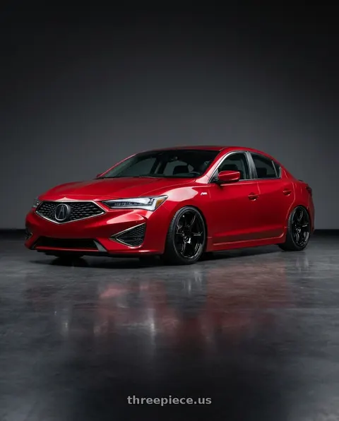 2013 Acura ILX with Advan RGIII 5x114.3 18x8.5+31 Gloss Black wheels