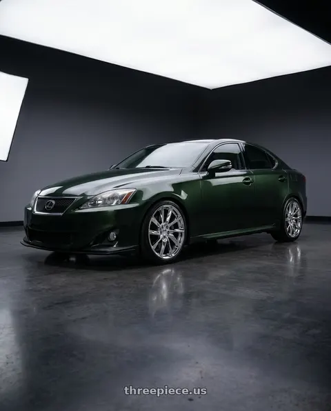 2013 Lexus IS250 with REPLICA 205 6X139.7 24x10 +28 CHROME wheels
