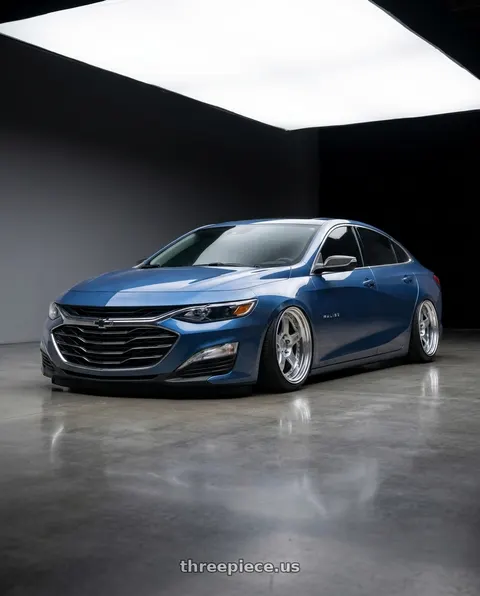 2019 Chevrolet Malibu with SSR Professor SP1 5x115 18X8.5+35 MD Disk Silver wheels