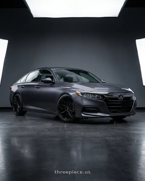 2019 Honda Accord LX with VOSSEN HFX-6 6X139.7 18x9 +0 GLOSS BLACK wheels