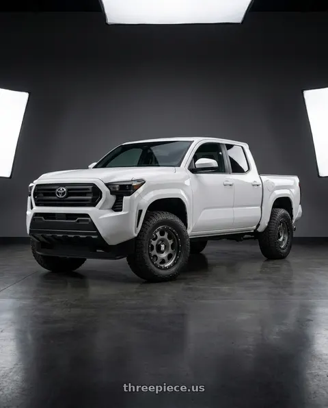 2024 Toyota Tacoma SR with XD XD126 ENDURO PRO 8X165.1 20X10 -24 MATTE GRAY W BLACK REINFORCING RING wheels