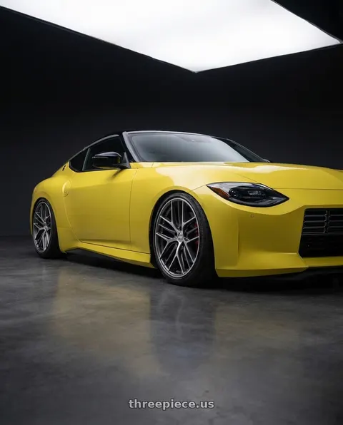2024 Nissan Z with BBS CC-R 5x114.3 19x8.5+30 Graphite w/ Diamond Cut Face wheels