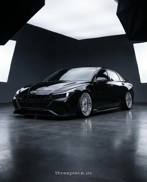 2023 Hyundai Elantra N with Work Emitz Chrome 5x114.3 19x8.5 +38 wheels