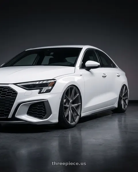 2024 Audi S3 with Niche 1PC M116 MISANO 5X112 19X9.5 +35 MATTE GUN METAL wheels