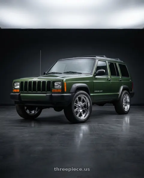 1996 Jeep Cherokee with Nomad Cap   94W - CAP-544B-85-TIS wheels