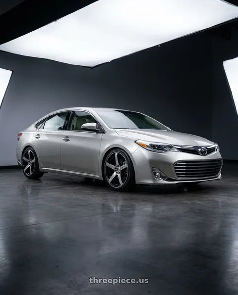 2013 Toyota Avalon with Spec-1 SPT-32 5x114.3/5x120 18x8 +34 Gloss Black & Machined wheels