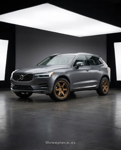 2019 Volvo XC60 with 9six9 SIX-1 5x108 18X8.5 +35 Matte Bronze wheels