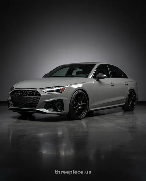 2021 Audi S4 Prestige with Rotiform RC199 KPR 5X112 20x10.5 +35 SATIN BLACK wheels