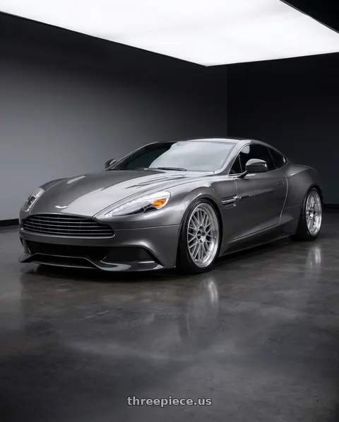 2014 Aston Martin Vanquish with BBS LM 5x114.3 18x8.5+38 Diamond Silver wheels