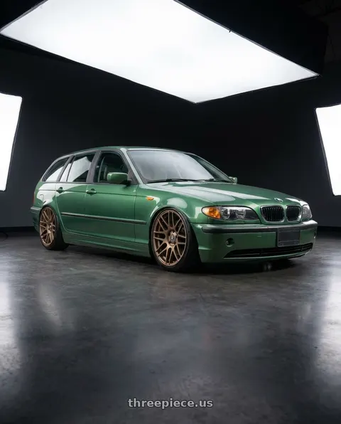 2000 BMW 323i with Forgestar F14C 5x120 18x8.5 +25 Satin Bronze wheels