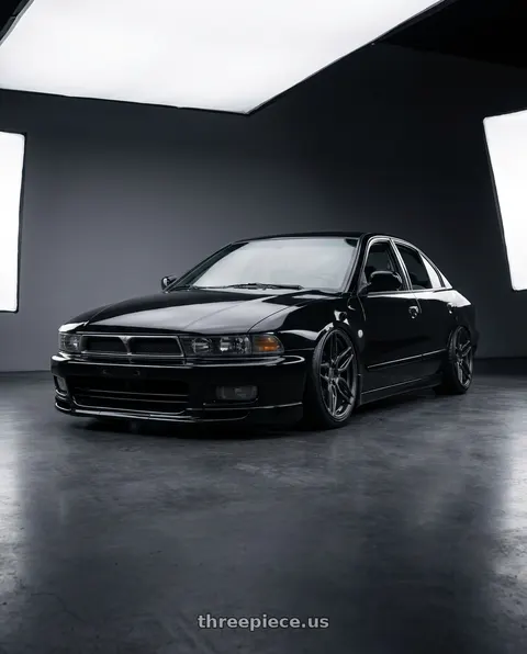 2004 Mitsubishi Galant with ADV.1 ADV005 5x112 21x9 +20 Satin Black wheels