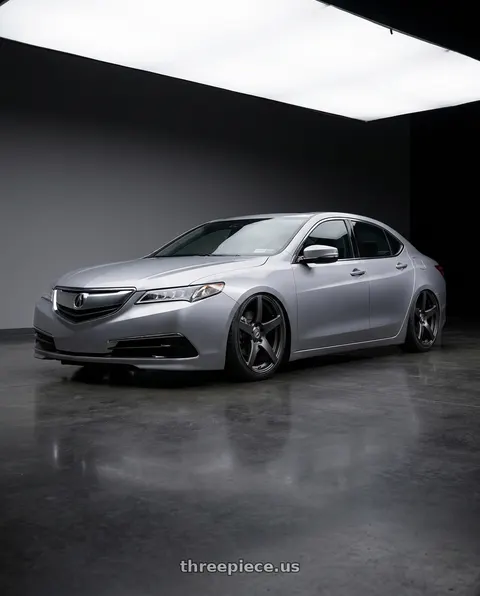 2019 Acura TLX with Forgestar CF5 5x114.3 20x9 +35 Satin Black wheels