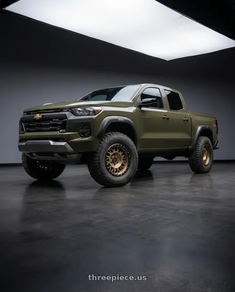 2024 Chevrolet Colorado Trail Boss with Raceline 951BZ Ryno 6x139.7 16x8 0 Bronze wheels