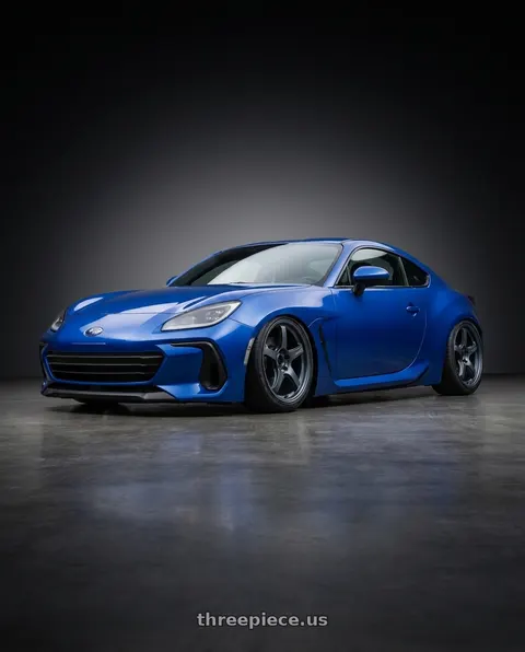 2024 Subaru BRZ with Gram Lights 57CR 5x114.3 18x8.5+50 Gunblue II wheels