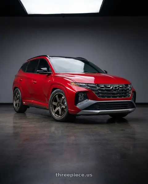 2022 Hyundai Tucson N Line with Volk Racing TE37 Ultra 5x114.3 19x8.5+45 wheels