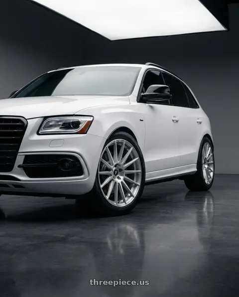 2017 Audi Q5 with Fittipaldi 363BS 5x114.3 20x9.5 +38 Brushed Silver wheels