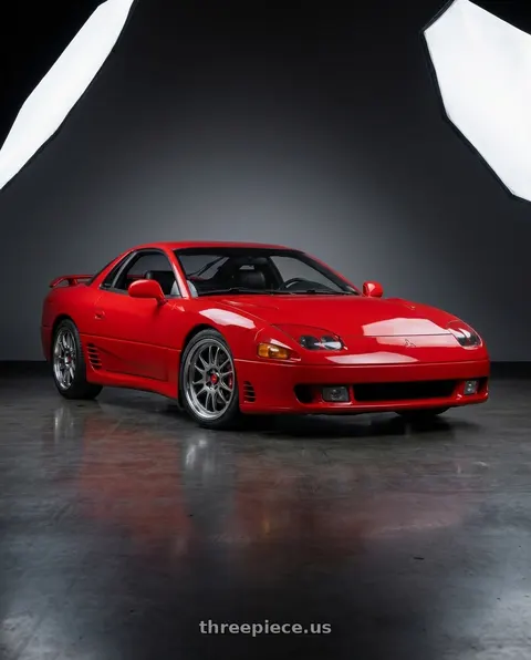 1993 Mitsubishi 3000GT VR-4 with Aodhan AH07 5x114.3 18x8.5+35 Hyper Black wheels