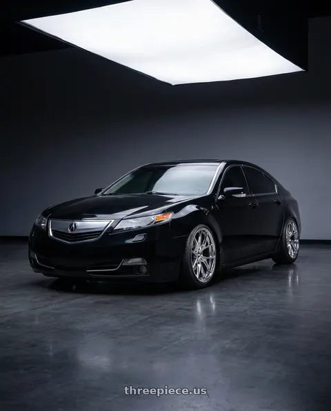 2012 Acura TL with ESR Wheels RF2 5x120 19x9.5 +35 Chrome wheels