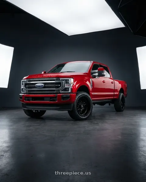 2024 Ford F-250 Super Duty Limited with Fittipaldi Offroad FA08GB 8X170 24x10 -19 Gloss Black wheels