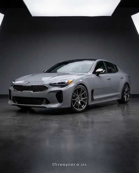 2021 Kia Stinger GT-Line with Forgestar CF5V 5x114.3 19x9 +35 Gloss Anthracite wheels