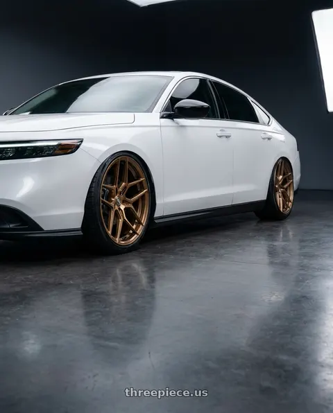 2026 Honda Accord with ESR Wheels RF11 5x110 19x9.5 +35 Gloss Brushed Bronze wheels