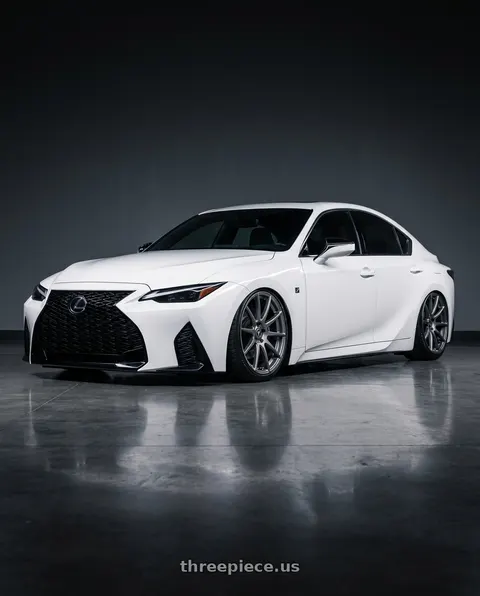 2024 Lexus IS350 with Forgestar CF10 5x114.3 19x9.5 +29 Gloss Anthracite wheels