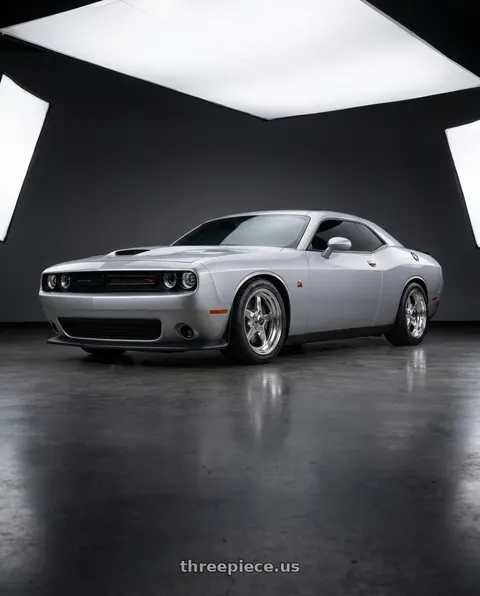 2023 Dodge Challenger with Race Star 92 Drag Star 5x115 20x9 +22 Polish wheels